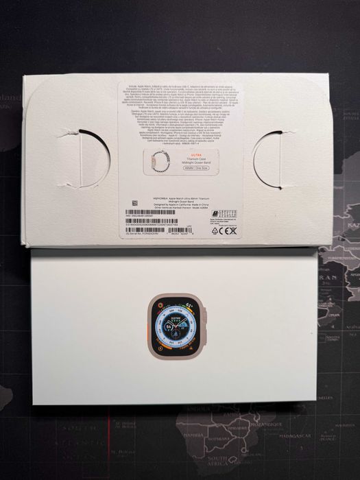 Apple Watch Ultra 49mm – Stare excelenta, 96% baterie, cutie, 2 curele