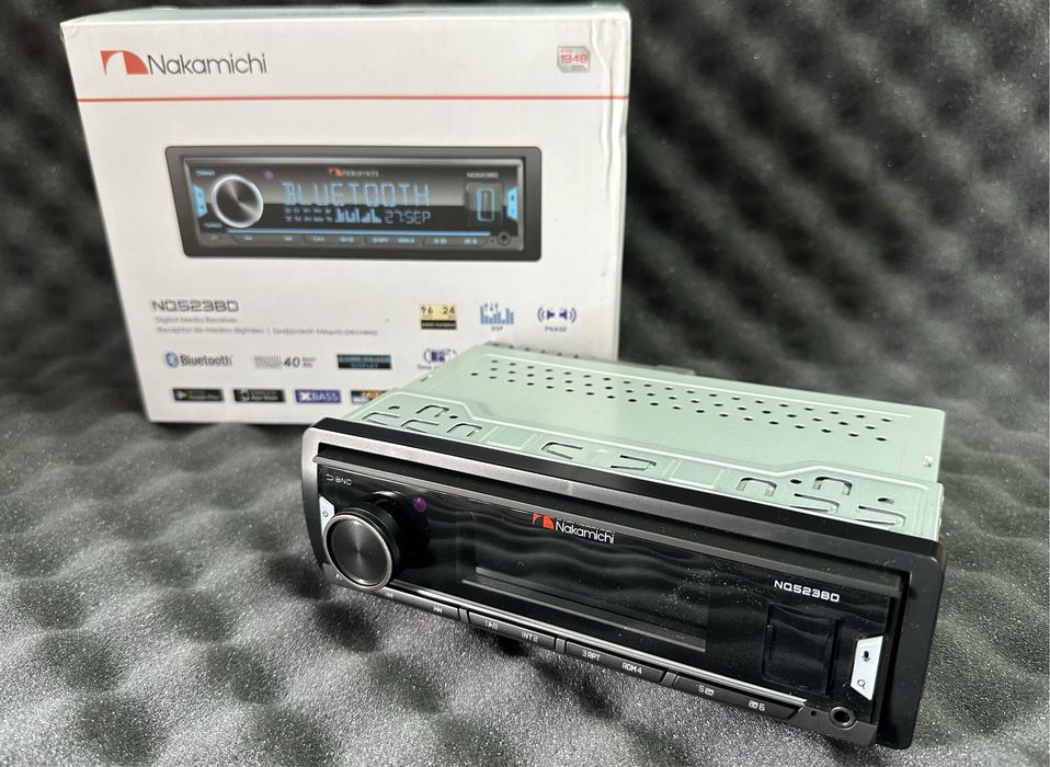 Nakamichi Процессорная автомагнитола USB ресивер с Bluetooth