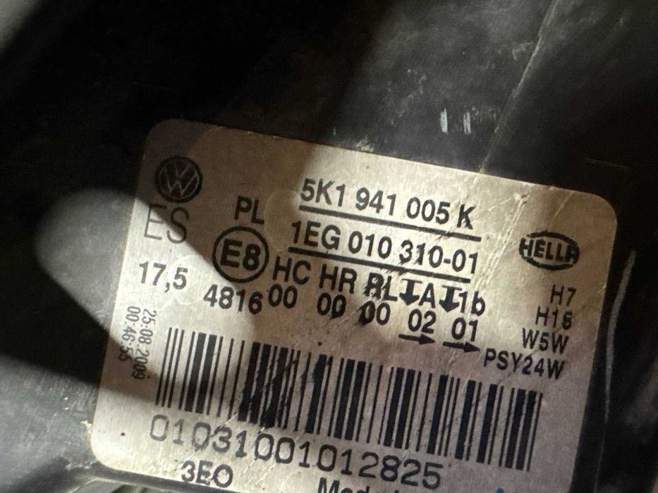 Far stanga VW Golf VI 5K1941005K