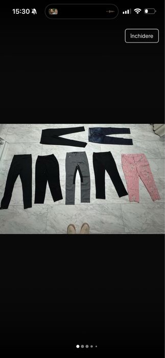 Lot 7 perechi pantaloni dama marimi diverse