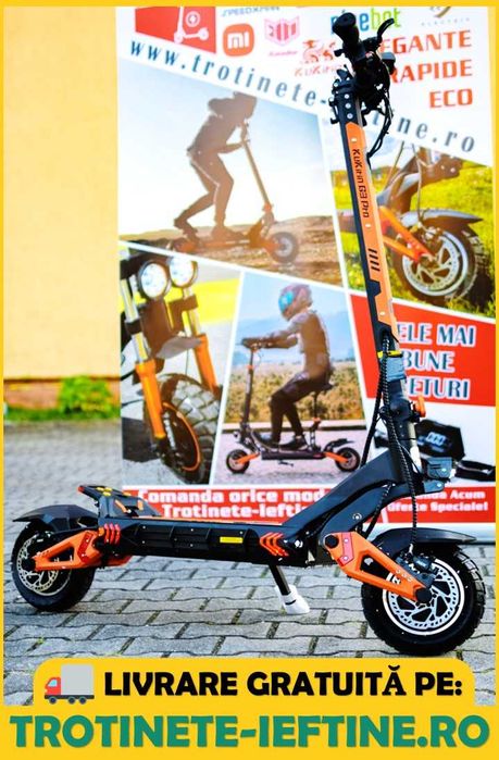Trotineta Electrica KuKirin G3 PRO Dual Motor Off-Road, Autonomie 80