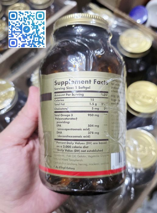 ДОСТАВКИ НЕТ Solgar Omega3 950, 100шт 390000 Made in USA