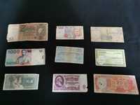 Lot  bancnote diverse tari