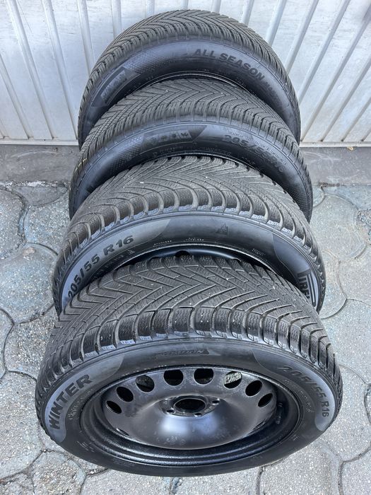 Jante 5x110mm anvelope iarna 205/55 R16 Opel Astra Zafira Vectra Corsa