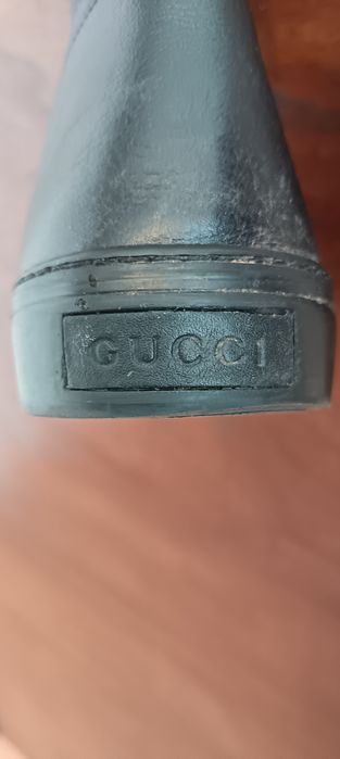 Gucci authentic Leather fur boots