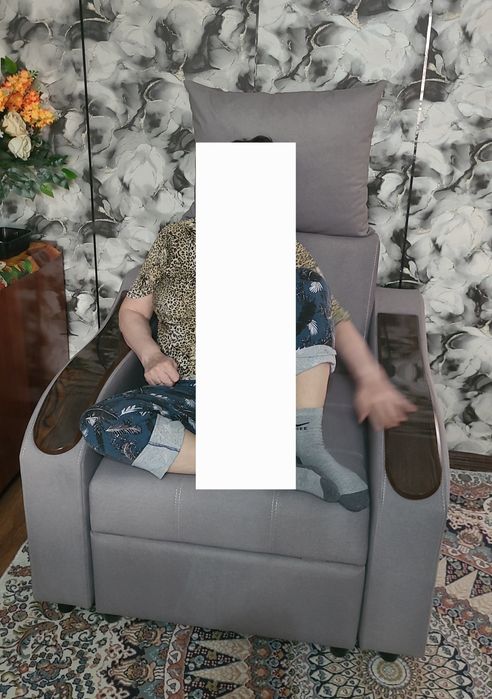 Кресло мягкое с ящиком