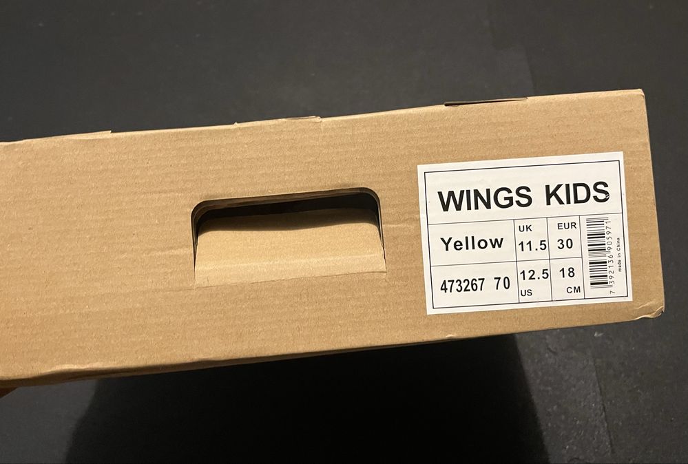 Cizme de ploaie nr 30/20 cm talpica, Wings Kids, din cauciuc natural