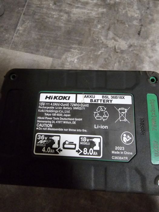 Pistol Cuie Hikoki Nc 1840Da Brushless 2025 nou corp baterie