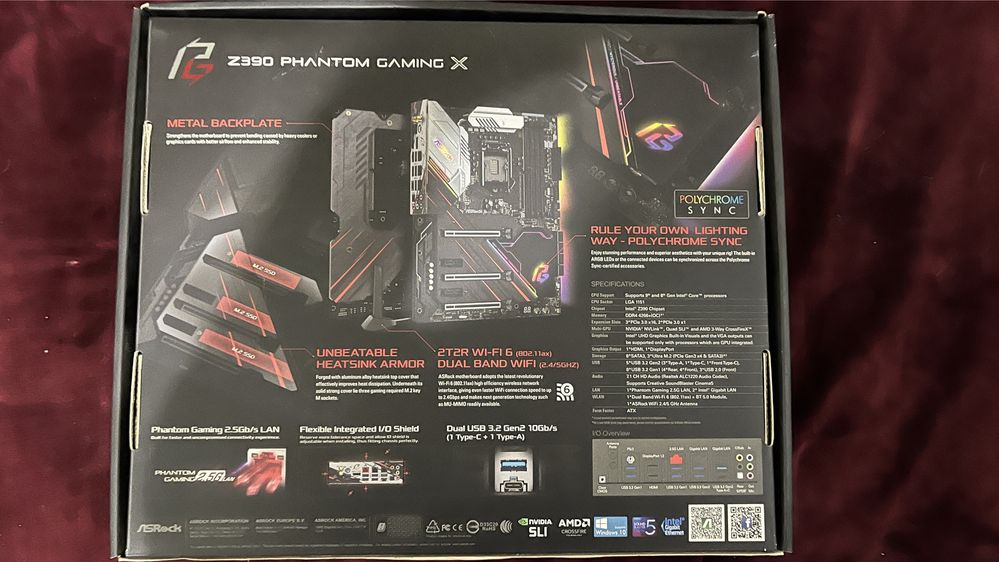 Материнская плата Asrock Z390 Phantom Gaming X