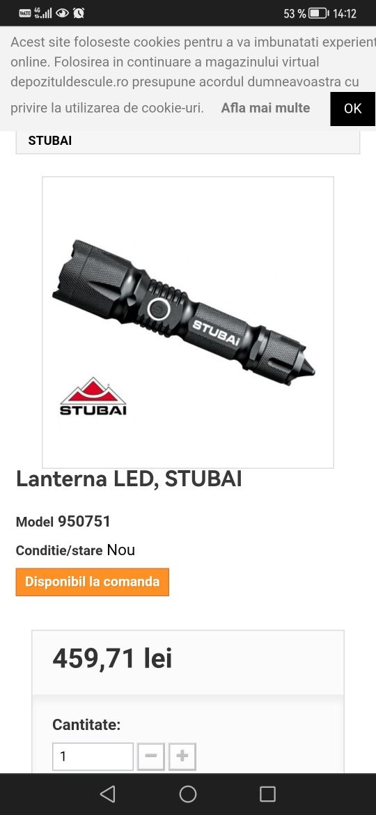 Lanterna Led Stubai