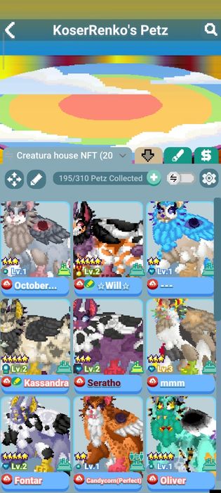 Дорогой аккаунт Pixel petz