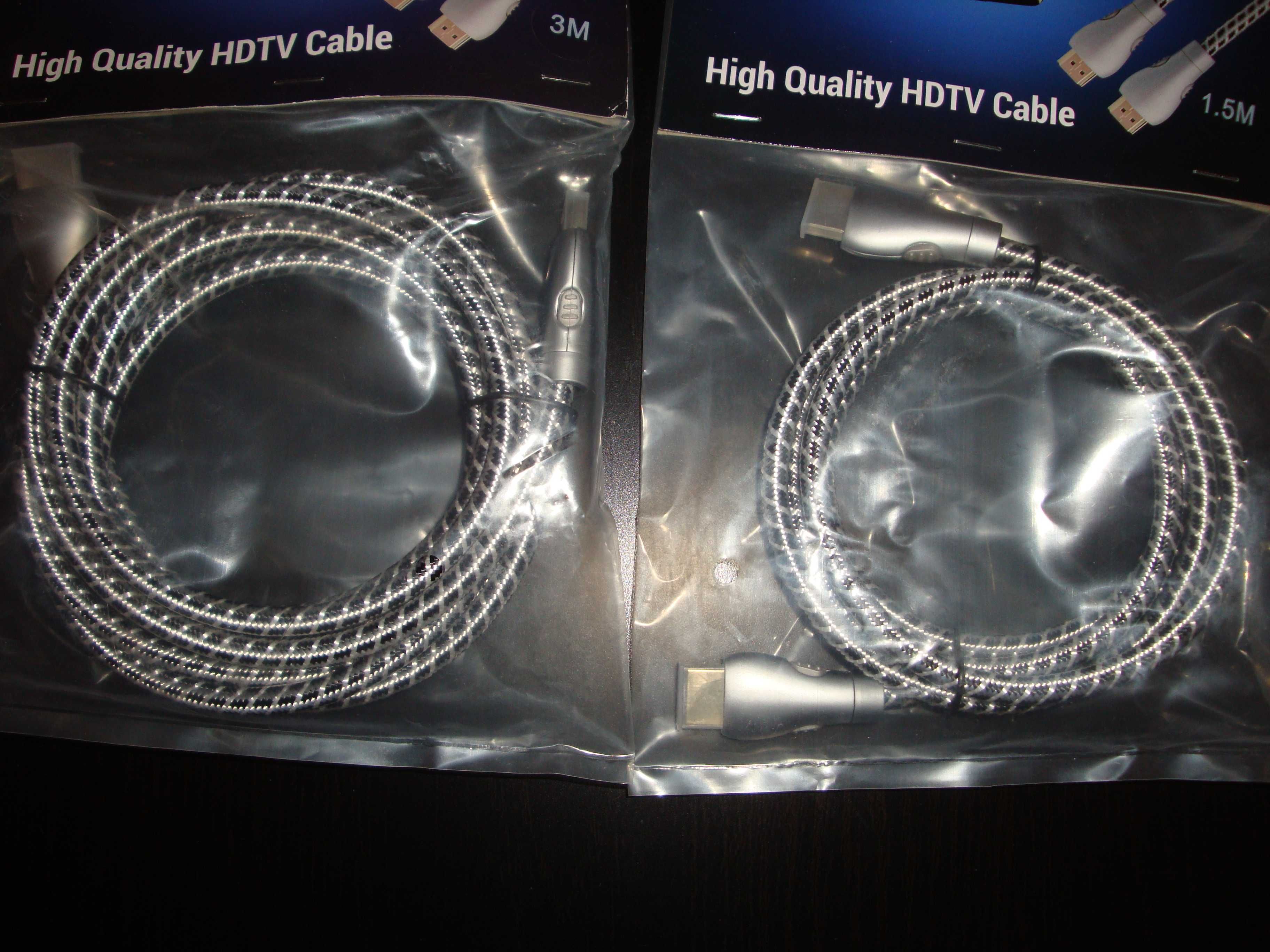 Cablu HDMI 1.4 19P ethernet high quality inpletit textil 3m si 1.5m