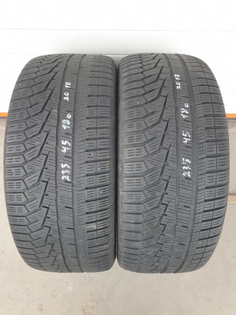 Зимни гуми 2 броя HANKOOK WinterIcept EVO2 235 45 R18 дот 2018