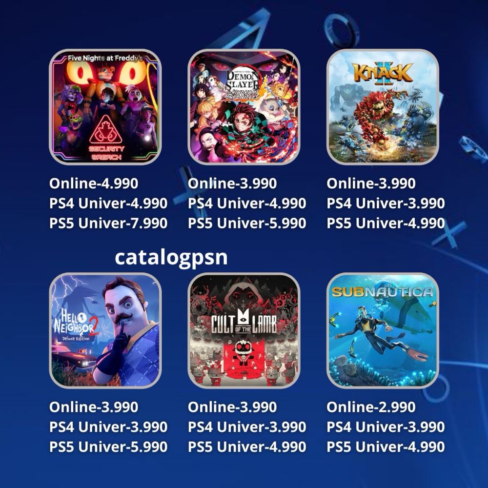 PS4/ PS5 ойындар , сборниктер