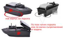 лодка за захранка, GPS +17 или 9 позиции + Сонар 0,5км