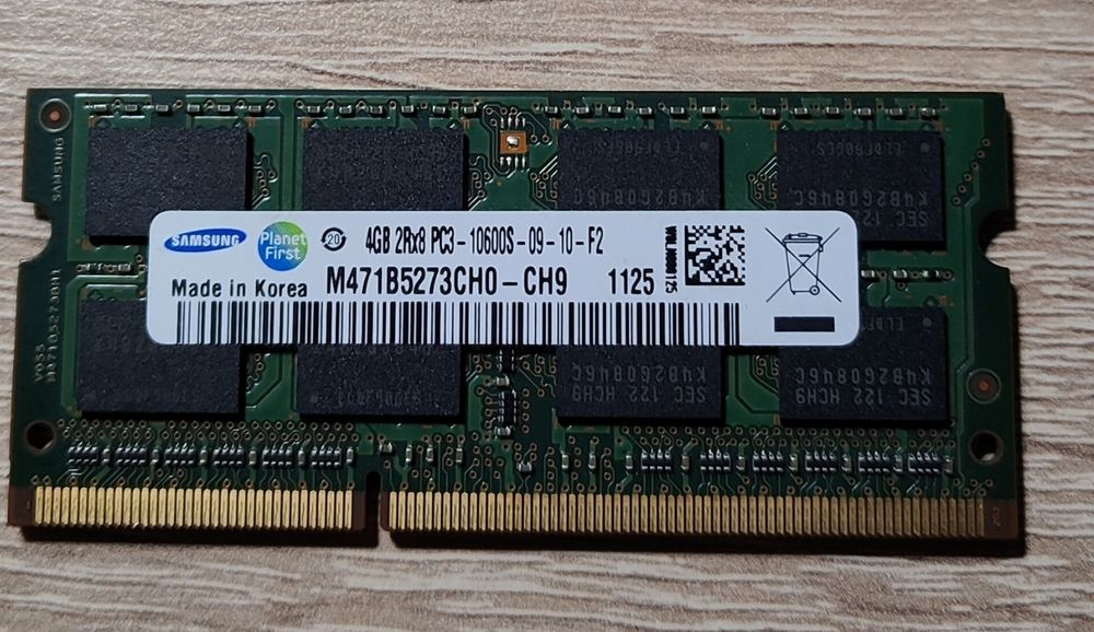 Samsung RAM DDR3 4G so-dimm 10600S