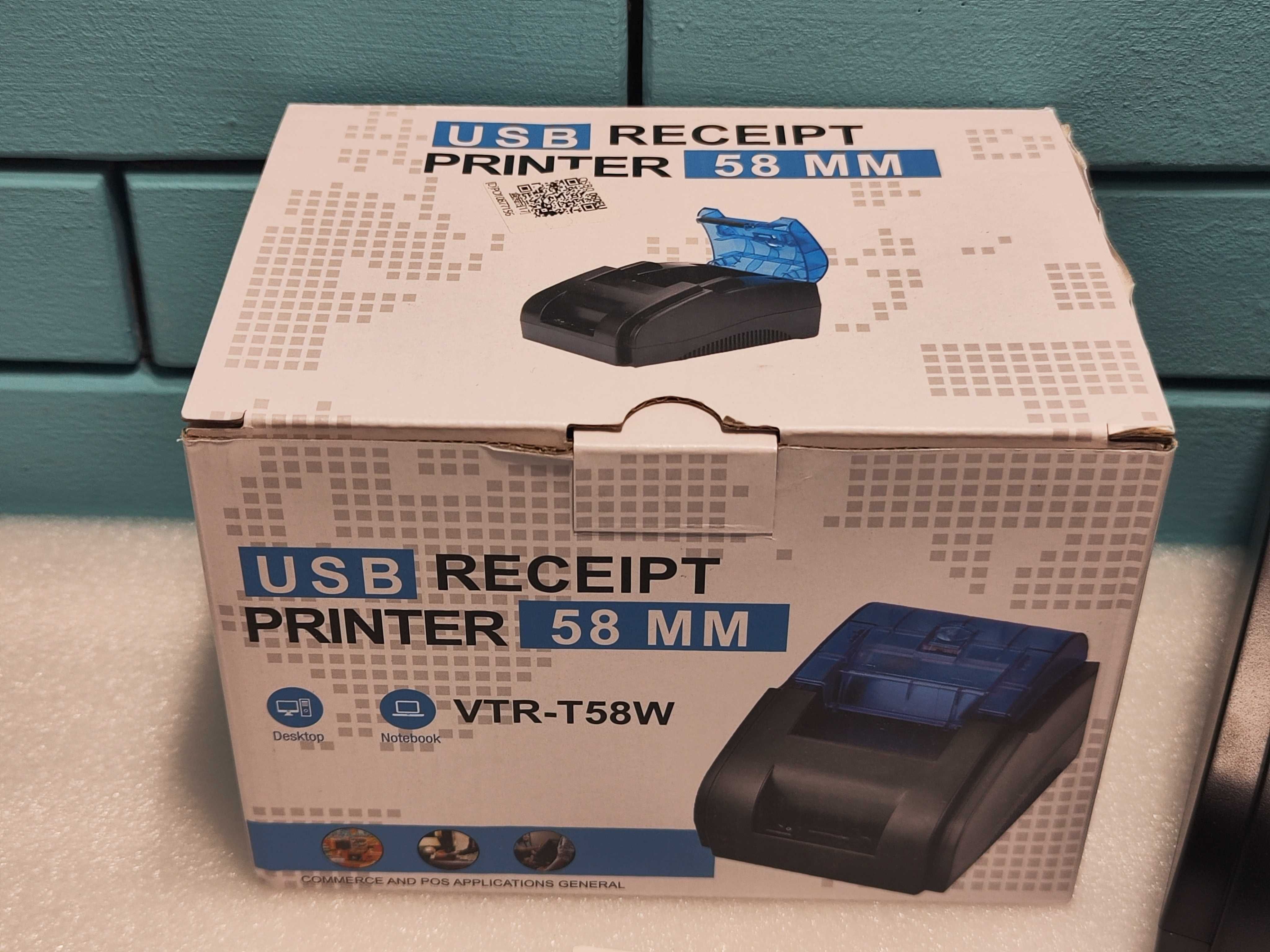Bisofice 58мм Bluetooth термопринтер за касови бележки USB ESC/POS