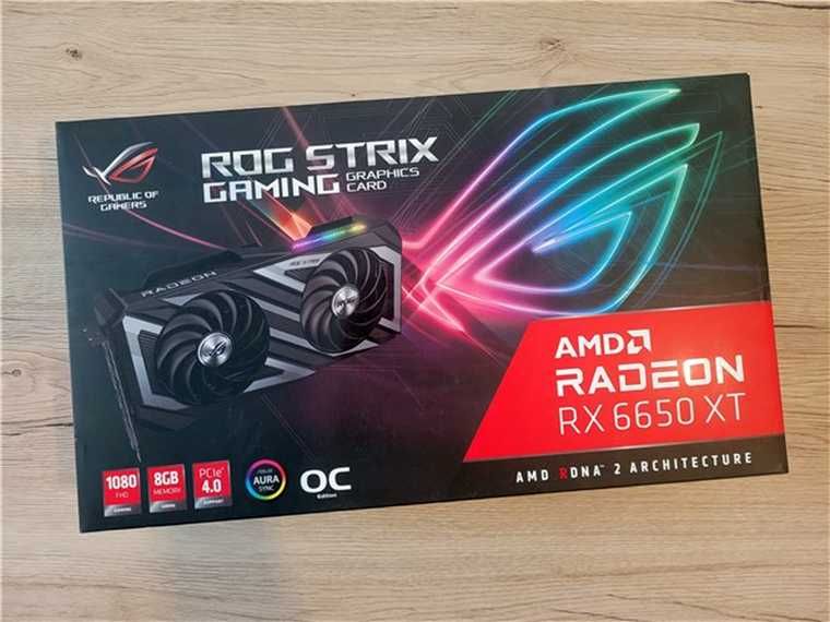 Asus Rog Strix RX 6650 XT OC Edition 8GB GDDR6 Sigilata