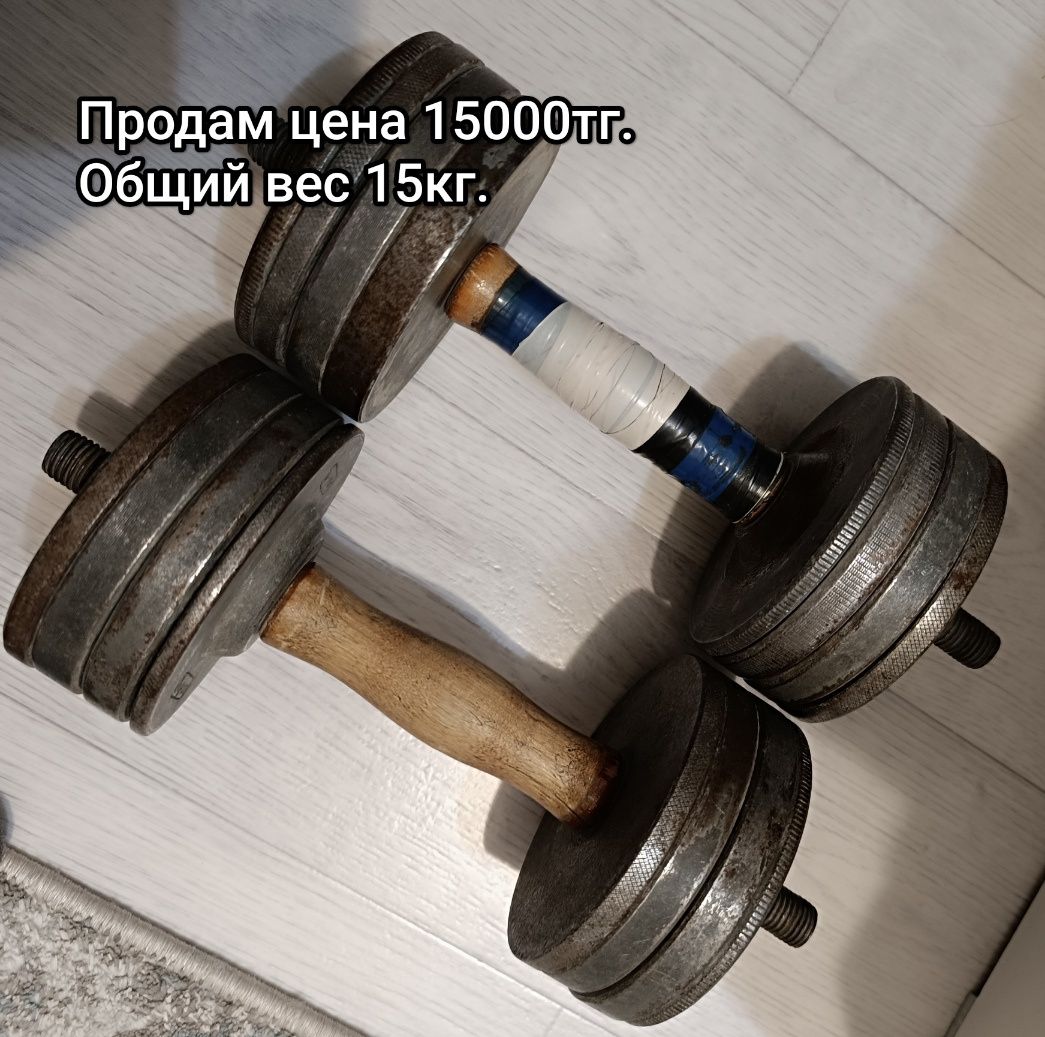 Гантели разборные