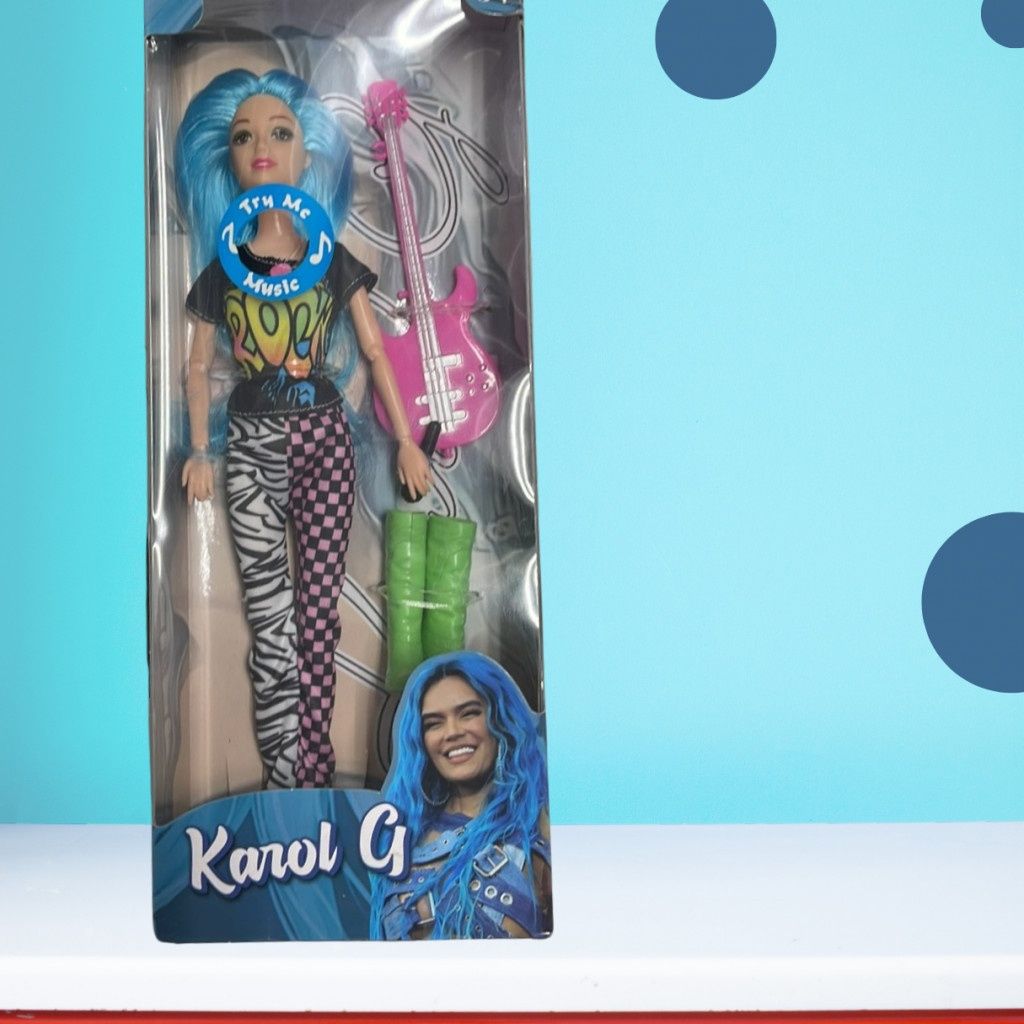 Кукла Carol G Кукла Барби със синя коса