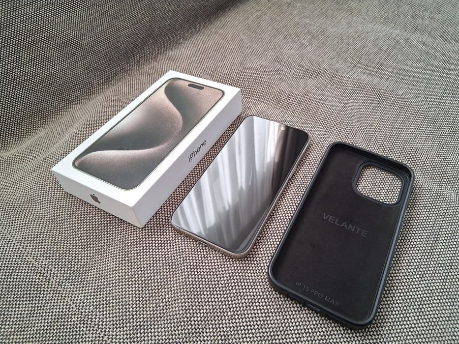 Iphone 15 PRO MAX Natural Titanium 256GB IN GARANTIE