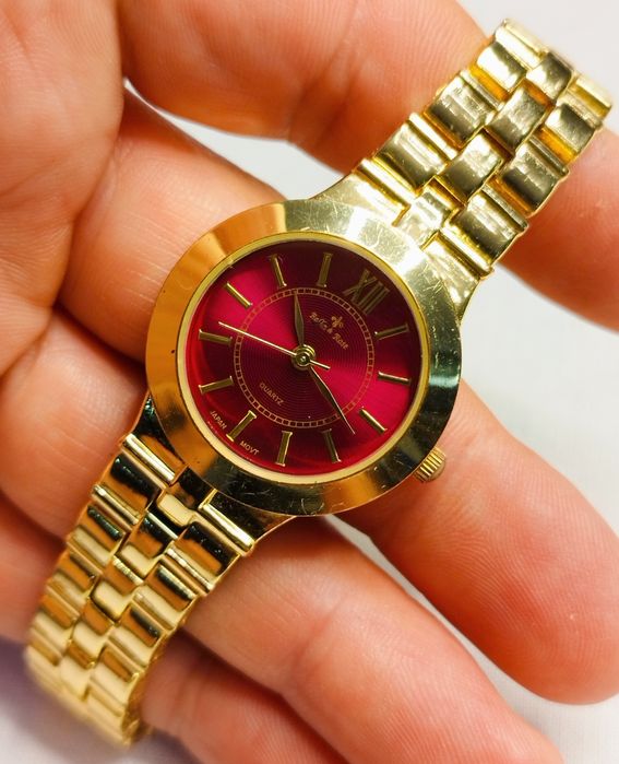 Ceas de damă Belle & Rose cu quartz, curea si carcasa din otel inox