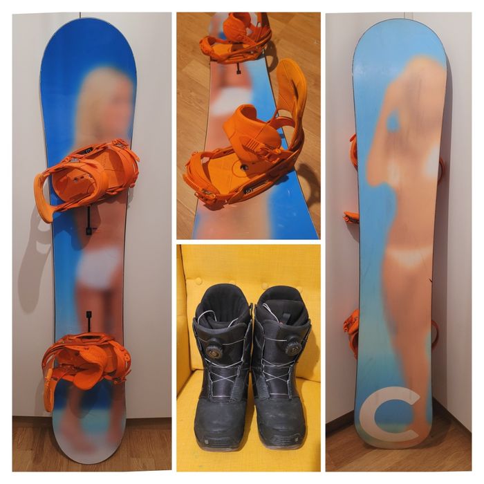 Placa snowboard Burton 156 + legaturi Burton EST + boots Burton BOA 42