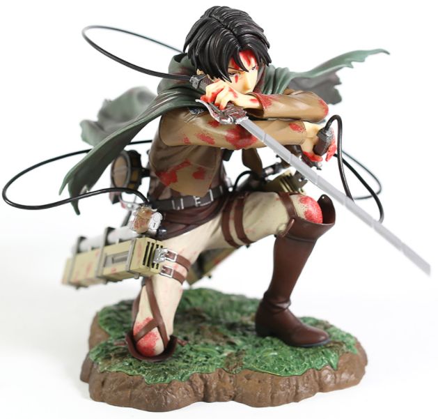 Figurina Attack on Titan Levi Ackerman Anime 15 cm