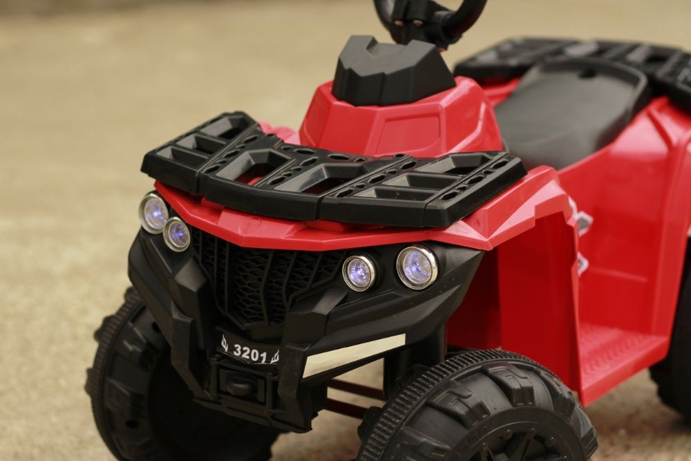 ATV electric pentru copii Panda BB3201 25W baterie 6V 4.5Ah #RED