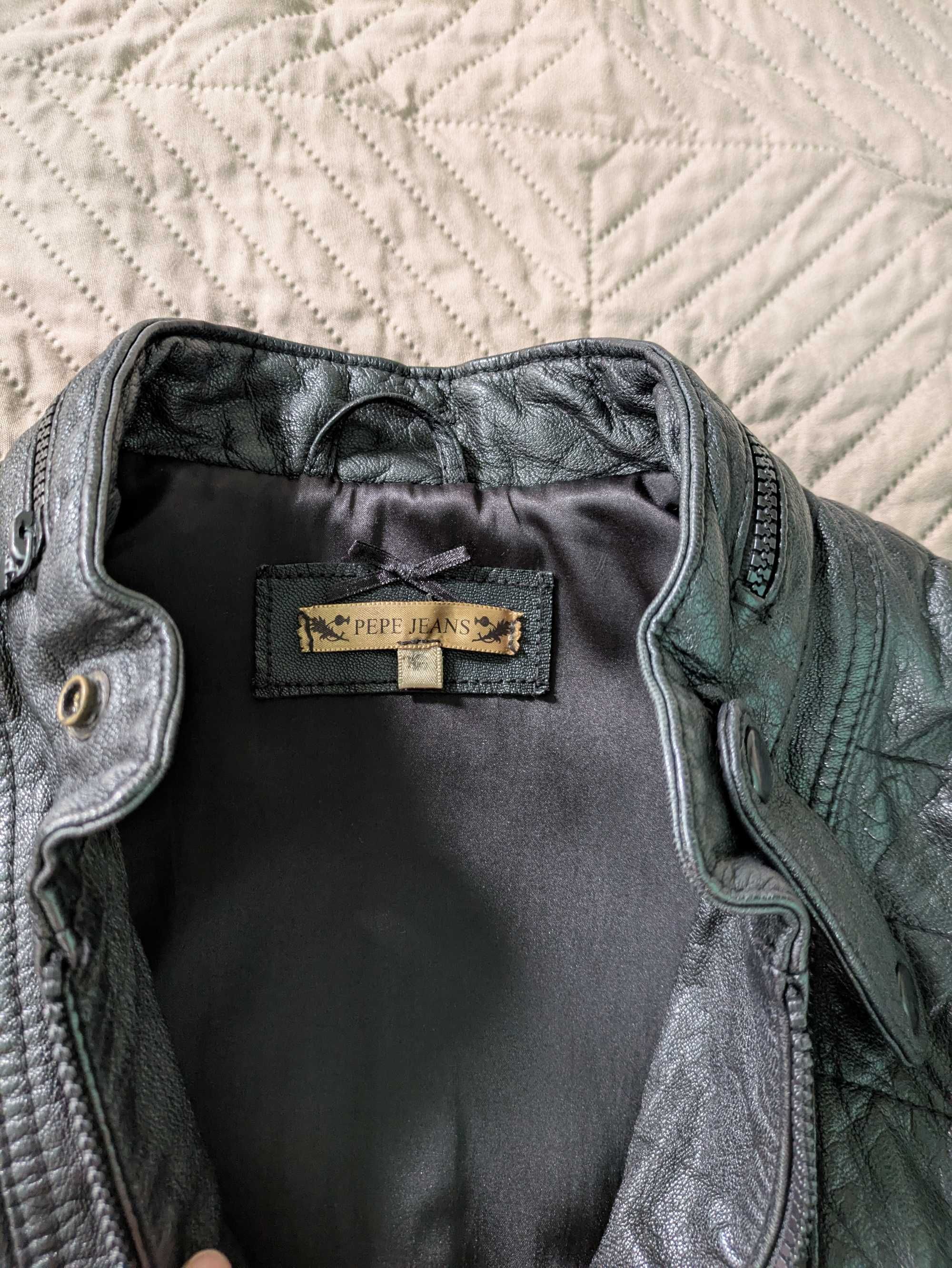 САМО 39лв Кожено яке Pepe Jeans естествена кожа