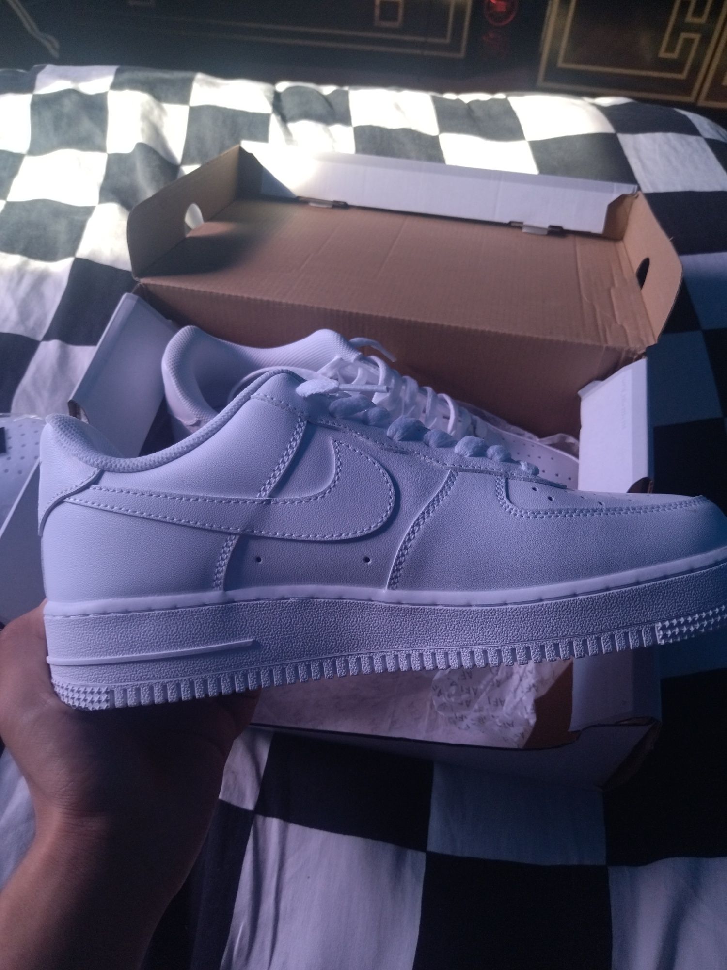 Air Force 1 '07 alb și negru