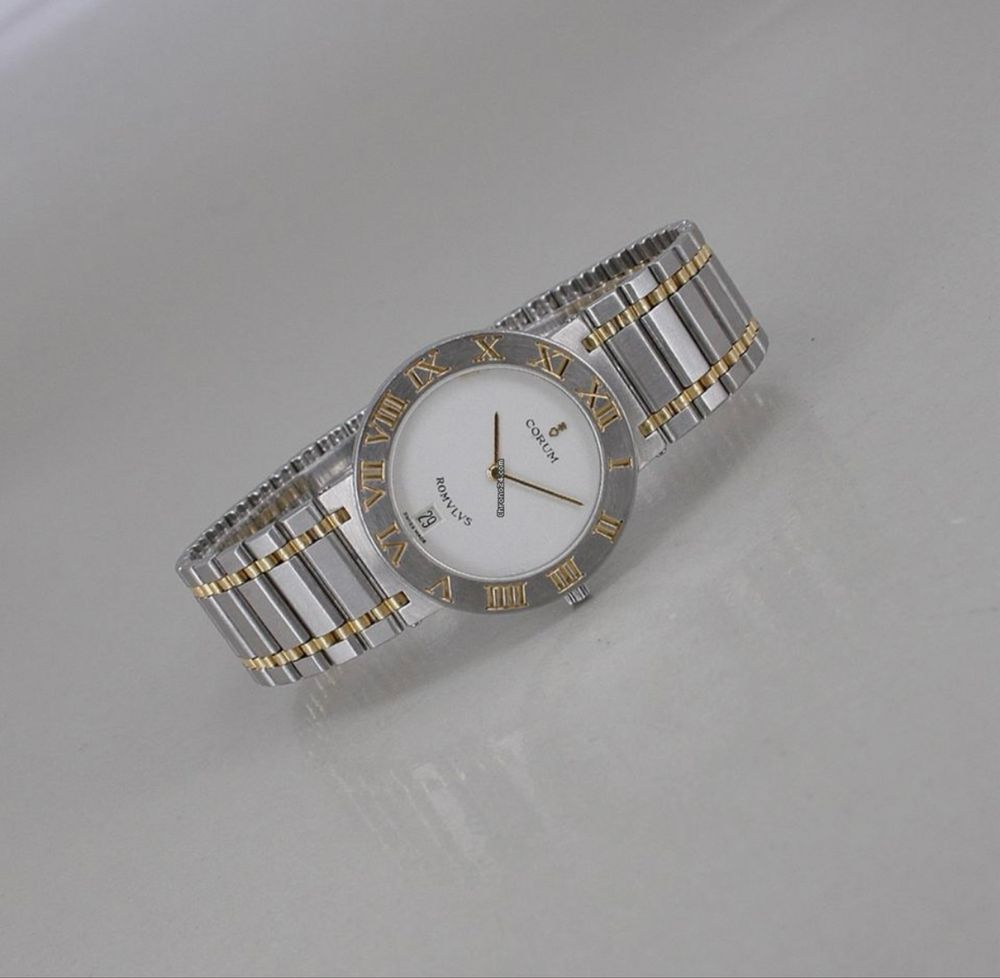 Corum Romvlvs 31,5mm Steel/18k Gold Quarz