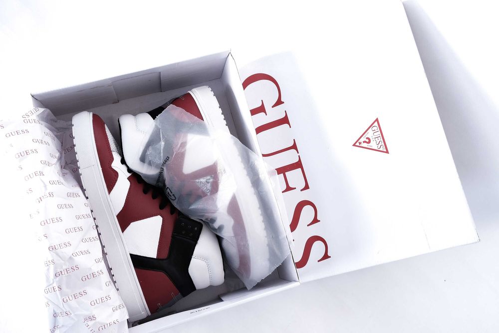ПРОМО GUESS 42   размер-Оригинални мъжки високи кецове-кожа