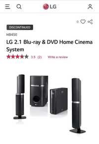 LG 2.1 Blu-ray & DVD Home Cinema System