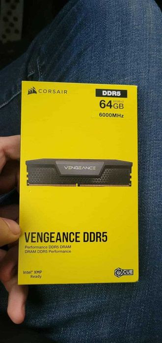 РАМ Corsair Vengeance DDR5 64GB (2×32GB) 6000 CL30, нова с гаранция