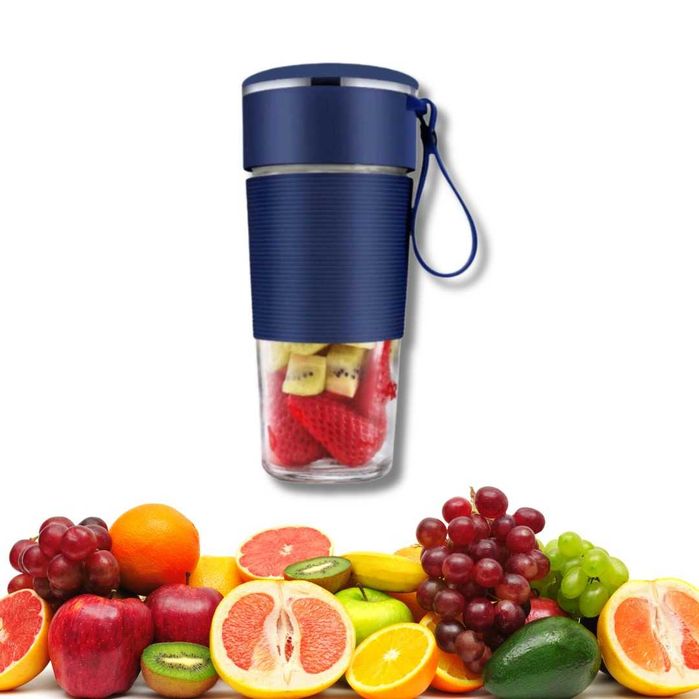 Mini Blender Electric, Incarcare USB, Compact, 6 Lame 3D, 18.000 RMP