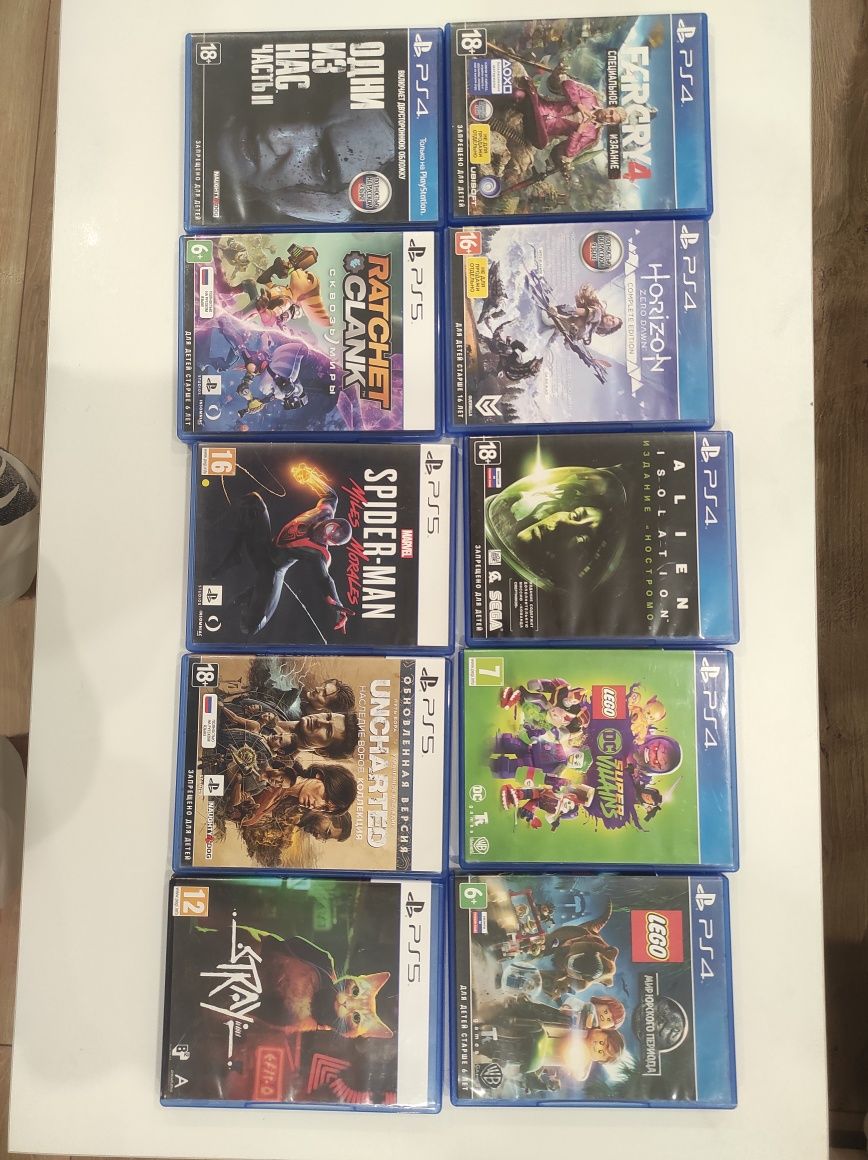 Диски игры ps4 ps5