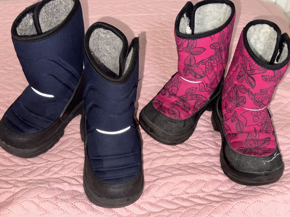 Зимние сапоги куома и фламинго