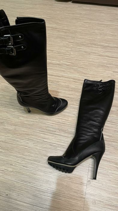 Дамски ботуши Gianni Италия /38 /от естествена кожа