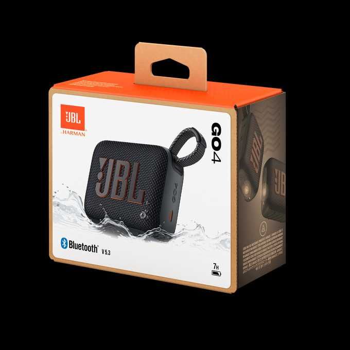 Sigilat Boxa portabila JBL Go 4, IP67, Bluetooth, Auracast, Negru