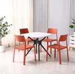 Scaun polipropilena, rezistenta 150 kg, turnat, casa, gradina, horeca