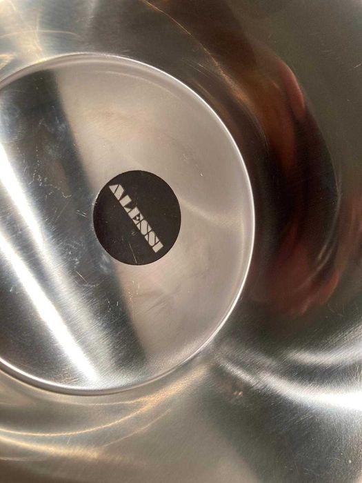 bol inox Alessi Italia din anii 1960 cu eticheta