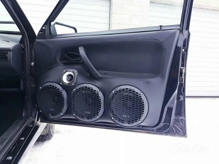 Изготовление дверных карт под автозвук и настройка