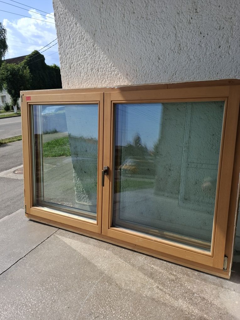 Geam termopan profil lemn oscilo 2 canate SH(2 buc)