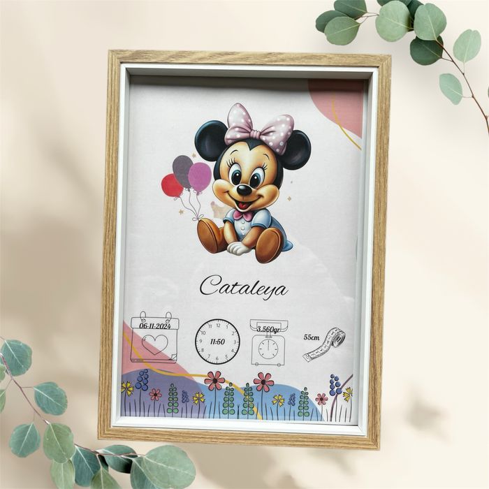 Tablouri personalizate cu datele nasterii micutului/micutei voastre