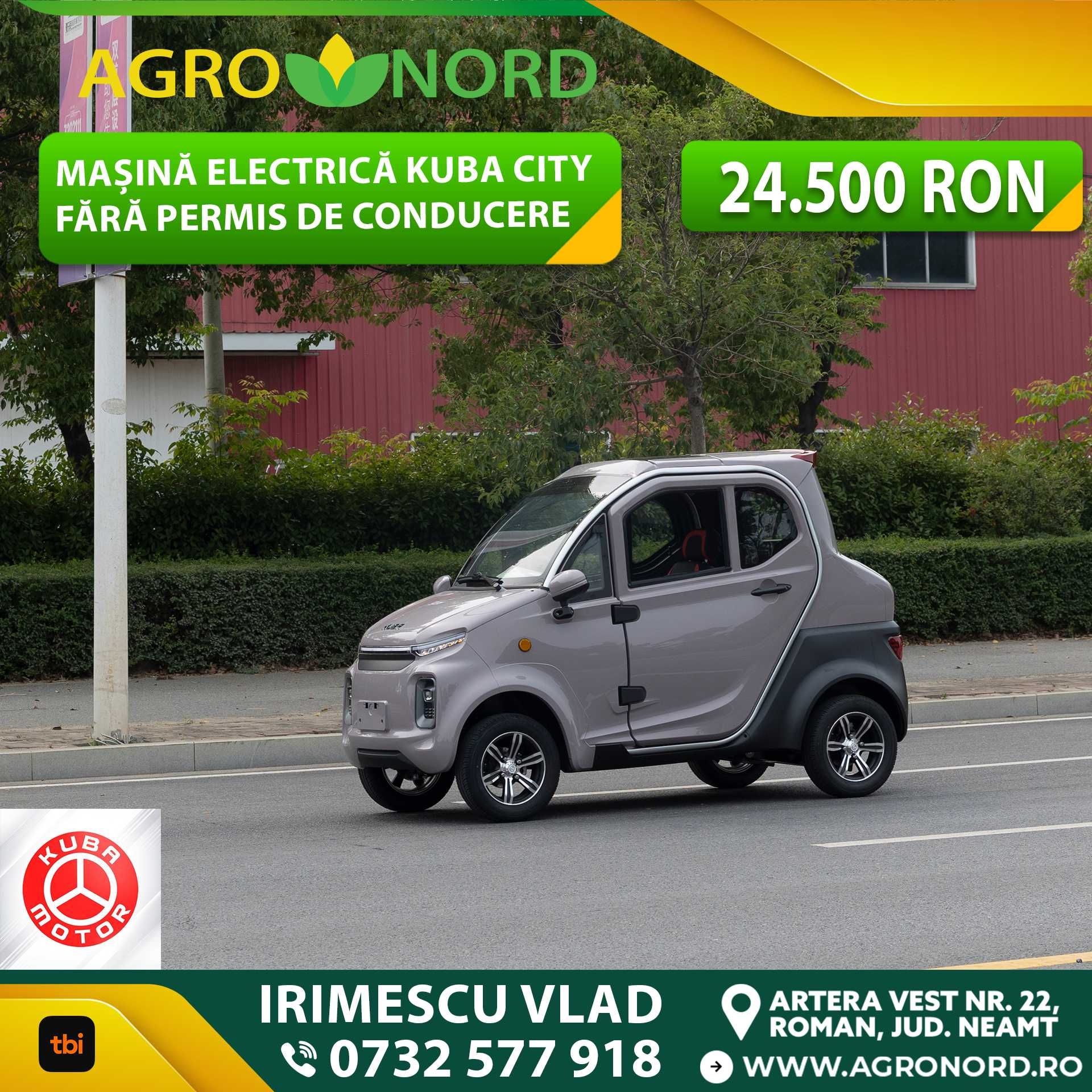 Masina electrica KUBA CITY fara permis