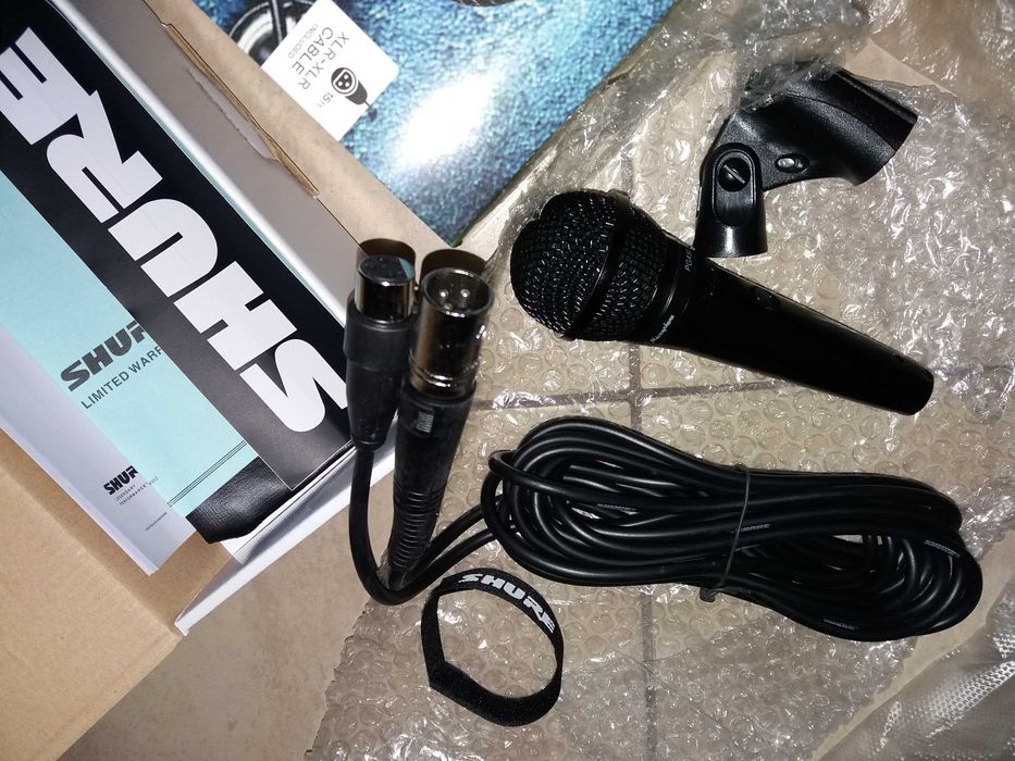 Microfon profesional dinamic SHURE PGA 58 cardoid XLR KARAOKE NOU