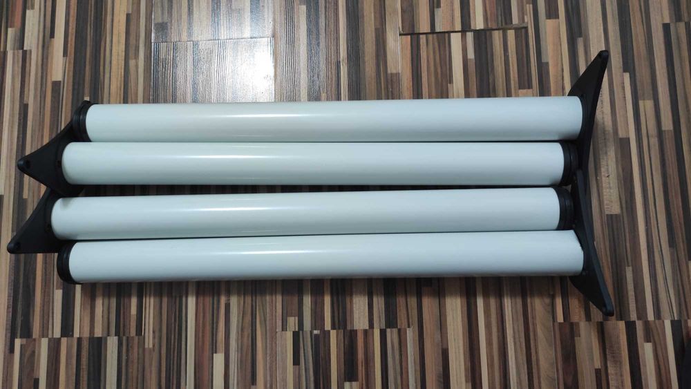 Picior mobila, pentru masa, reglabil, metalic, alb, 710 mm, set 4