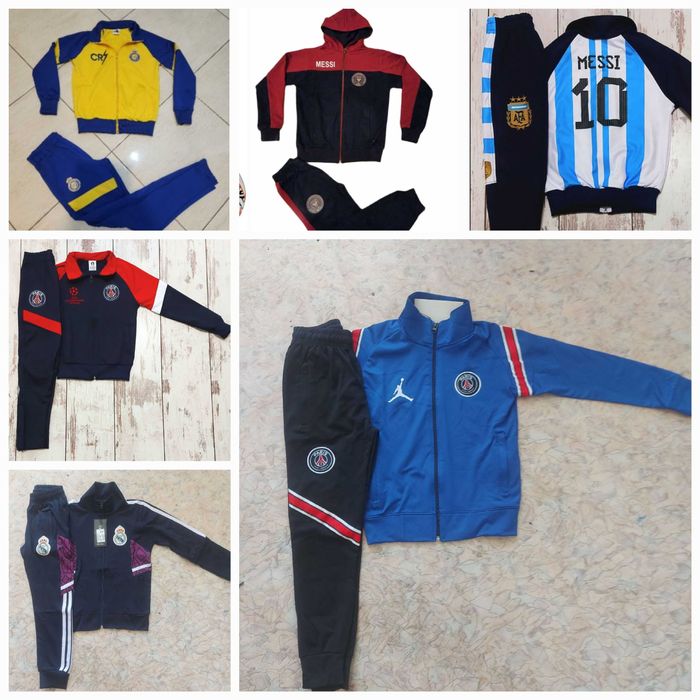 Детски Футболни анцузи Реал Псж Аржентина интер Меси Роналдо Мбапе ком