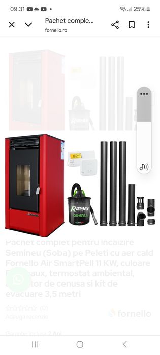 Instalări centrale termice pe peleti, lemne, gaz